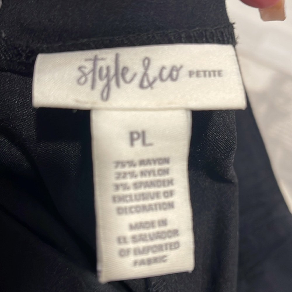 Style & Co. Black Capris - Picture 5 of 5